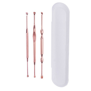 Stainless Steel Ear Pick 3 Piece Set Spiral Design 360 Degree Rotation Ear Cleaning Tool - Product Image 3