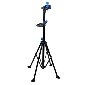 Soporte de reparación de bicicletas Qt, soporte de trabajo de hierro ajustable con trípode para mantenimiento y exhibición de bicicletas de montaña - Product Image 2