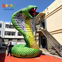 Modèle de serpent gonflable géant pour exposition, festival culturel, publicité, animal gonflable