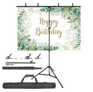 Table Menu Display Metal Pop Display Photographic Equipment Sign Holder T Shapet-shape <b>Backdrop</b> <b>Stand</b> - Product Image 1