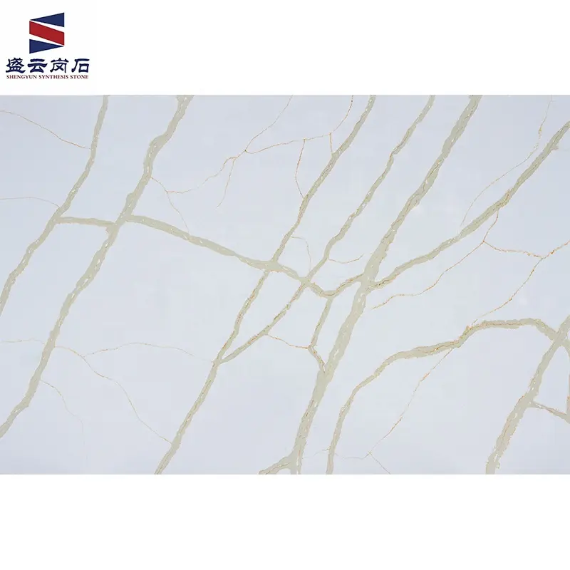 Countertops Vanity Tops Countertop Customizable Quartz Stone Slab Calacatta White Stone Wall Panels Interior