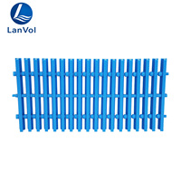 Rejilla de desagüe de piscina de 20 cm, rejilla estrecha para canal de desagüe, cubierta de drenaje modular entrelazada, rejilla antideslizante de ABS, canales de drenaje para piscinas