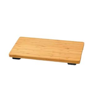 Planche à découper en bambou Cheng Guan 30x15 cm avec pieds, planche de cuisine pour le pain, les fruits et utilisable au micro-ondes - Product Image 1