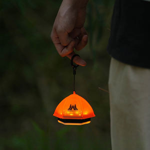 Lampe d'ambiance de camping Puff Ball, lampe de poche pour tente de plage en plein air, gradation progressive, télécommande, contrôle de la respiration - Product Image 2