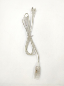 Colokan US & CN kabel daya transparan saklar 304 E14 kawat dalam ruangan kustom lampu garam Himalaya pemegang bahan PVC bohlam kosong - Product Image 4