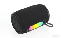 Nouvelle Enceinte Portable Étanche d'Extérieur 2026, 57mm, 5-10W, Éclairage LED RGB, Batterie 1200mAh, Autonomie 5-8 Heures