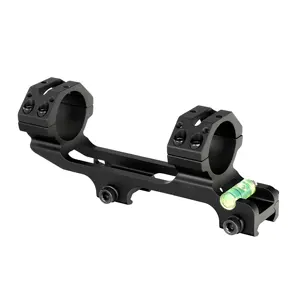 ohhunt QD 1英寸25.4毫米/30毫米环整体瞄准镜安装21毫米支架，用于带气泡水平仪的光学瞄准镜