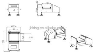 소형 중량 조립 라인 자동 컨베이어 정밀 계량 분류 시스템 산업 생산 장비 - Product Image 2