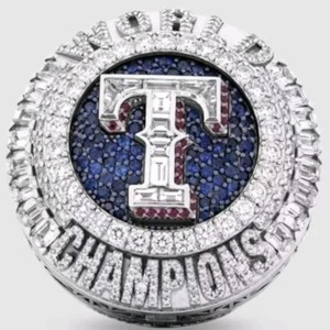 Bague de championnat des Texas Rangers, en alliage plaqué, bijoux commémoratifs de baseball, unisexe - Product Image 1