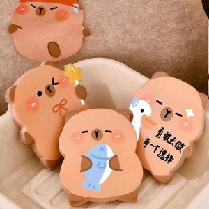 Kapibala Cute Animal Shape Self-Adhesive <b>Memo</b> <b>Pads</b> Cartoon Decorative Office Supplies for Note Taking Planning Record <b>Memos</b> for - Product Image 2