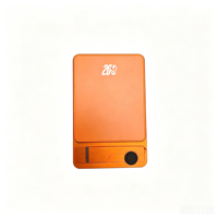 Batterie externe sans fil magnétique 10000mAh, coque en aluminium, charge 15W avec écran LED