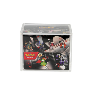 Vente en gros d'usine, boîte en acrylique transparente résistante aux UV personnalisée, 8 mini boîtes en étain avec couvercle magnétique - Product Image 1