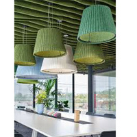 Lampe en feutre acoustique moderne absorbant le son Art Lampes suspendues pour la conception graphique de la chambre à coucher de l'appartement