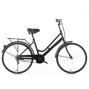 Modelo antiguo Bicicleta para adultos de 26 pulgadas Cómoda Bicicleta de ciudad barata Bicicleta de ciudad compacta 26 <span class=keywords><strong>Bleta</strong></span> De Ciu con cesta y asiento trasero - Product Image 3
