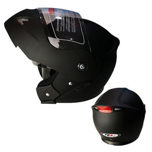 <span class=keywords><strong>Casque</strong></span> de Motocross à double lentille noir mat de haute qualité - Product Image 1