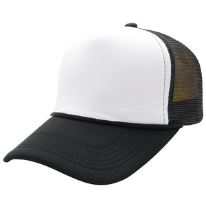 Gorra Trucker de Moda Personalizada al por Mayor 2025, Gorra Trucker de Malla Azul Marino con Espuma y Cuerda - Product Image 4