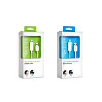 Boîtes en papier kraft pour accessoires de téléphone, câbles USB, emballage de chargeurs suspendus personnalisés, câbles de données, écouteurs, fenêtre
