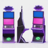 Máquina de Juegos Electrónica con Pantalla Curva de 43 Pulgadas, Gabinete Metálico, Compatible con TITO para Gasolineras, Tiendas y Áreas de Entretenimiento en EE. UU.