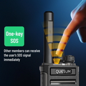 Radio <span class=keywords><strong>mobile</strong></span> numérique DMR portable MX500 QUANSHENG, portée 5 km, IP68, FCC CE - Product Image 3