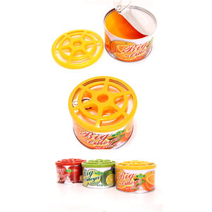 Benutzer definierte Aluminium Auto Lufter frischer <span class=keywords><strong>Gel</strong></span> Zinn Innendekoration Parfüm Hotel Home Air Duft - Product Image 5