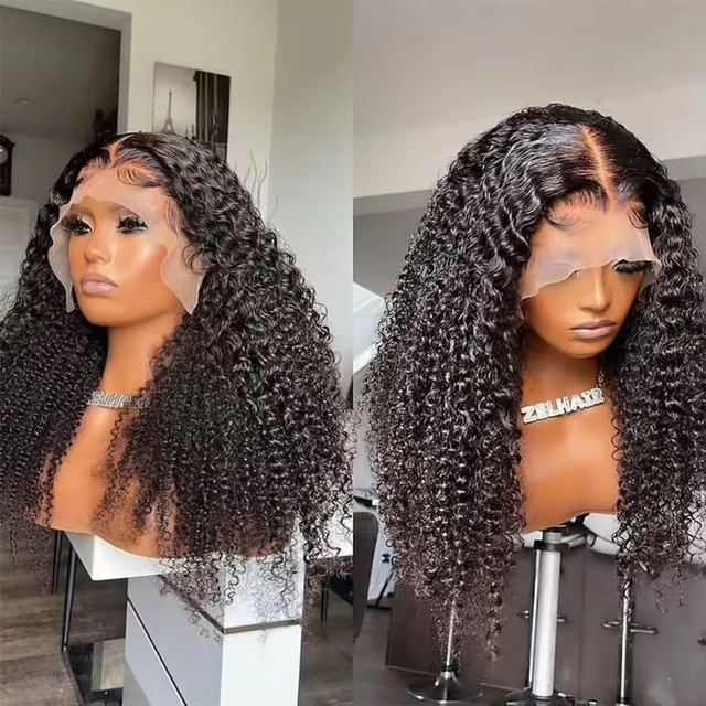 Glueless Full Hd Lace Wigs for Black Women Kinky Curly Lace Front Wigs Raw Brazilian Human Hair Hd Lace Frontal Wigs Human Hair