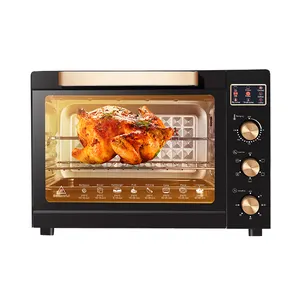 21 litros digital forno de cozinha elemento de metal aço inoxidável personalizado, logotipo, energia, temporizador quente, aceitar toaster forno elétrico