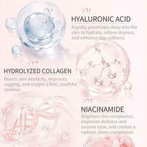 Mascarilla Facial Iluminadora, Hidratante y Reafirmante de Rosas, Extracto Natural de Plantas, Cuidado de la Piel Antienvejecimiento, Marca Privada - Product Image 5