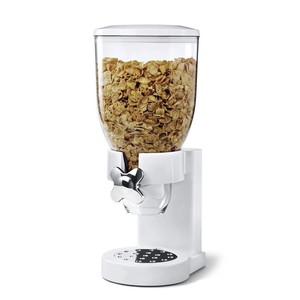 Dual Control Storage Box Food Container Round Indispensable Dry Food Dispenser