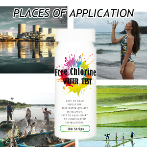 Ryk hộ gia đình thử nghiệm <span class=keywords><strong>Kit</strong></span> miễn phí Clo cho kiểm tra giấy cho uống hồ bơi dòng tap nước cho cắm trại ngoài trời OEM & ODM - Product Image 2