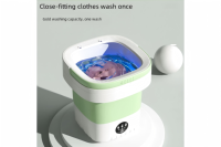 Lave-linge portable tout-en-un automatique grande capacité 12L, panier essoreur amélioré, 3 modes de nettoyage, best-seller