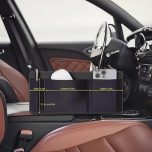 Boshiho Leather Durable Pocket Pouch Buckle Mouse Cable Accessory Gadget Storage <b>Case</b> Portable Waterproof Shockproof Daily Use - Product Image 4