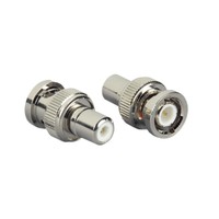 Connecteur BNC femelle + mâle à ressort long, type à souder, 50/75 RF