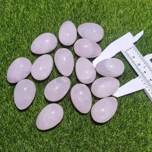 Wholesale 3cm Crystals Fluorite Egg Polished Stone Rose Quartz Rhodonite Energy Egg For Gift