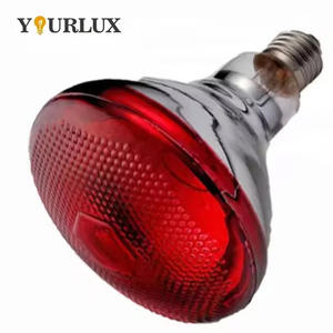 מנורת חימום אינפרא אדום Yourlux 100W/300W ללולים וחוות חזירים, גוף זכוכית בצבע לבן, תאורת IR - Product Image 6