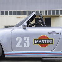 Go Kart Eléctrico Retro Deportivo de Alquiler Comercial, Mini Auto Convertible Vintage 911 para Adultos, para Villas, Parques y Atracciones Turísticas