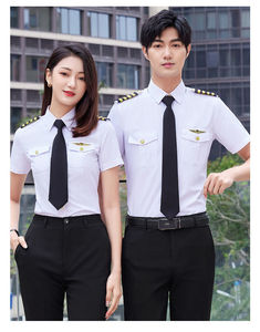 Camicie Unisex per Autisti di Autobus, Personale Alberghiero, Sicurezza KTV, Abbigliamento <span class=keywords><strong>da</strong></span> <span class=keywords><strong>Lavoro</strong></span> per Servizi di Trasporto, Camicia Uniforme per Addetti alle Ferrovie ad Alta Velocità - Product Image 6