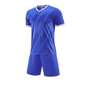 أطقم زي كرة قدم رجالية مخصصة بالجملة مع شعارات شخصية وأسماء فرق - 100% بوليستر قابل للتنفس بتقنية النقل الحراري جديد - Product Image 3