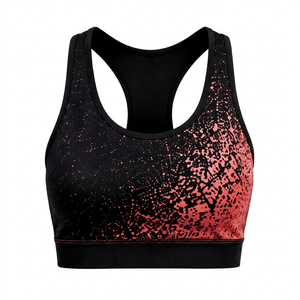 Soutien-gorge de sport dos nageur pour femme, maintien élevé, uni, respirant, séchage rapide, écologique, léger, sans coutures, pour fitness, yoga, course à pied - Product Image 1