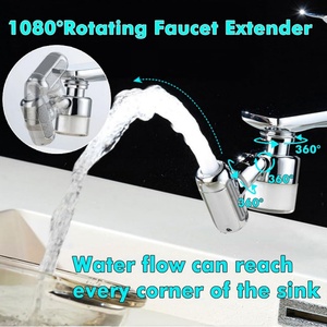 1080° Rotating Faucet Extender Aerator Universal Splash Filter Faucet Swivel Faucet Aerator Sink <b>Face</b> Wash Attachment - Product Image 3