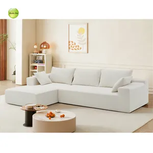 Super compressible sofa Full Kd Sectional Sofa L Shape High Loading Quantity Corner Sofa W448