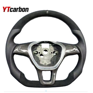 Ytcarbon พวงมาลัยรถยนต์คาร์บอนไฟเบอร์สำหรับกอล์ฟ7 <span class=keywords><strong>MK7</strong></span> T6โปโล<span class=keywords><strong>5</strong></span> 6 <span class=keywords><strong>Jetta</strong></span> UP Passat B8 T-ROC Touran crafter - Product Image 3