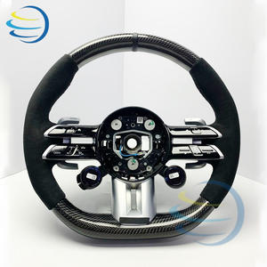 พวงมาลัยคาร์บอนไฟเบอร์แบบสปอร์ตสำหรับรถเบนซ์ AMG C/E Class W201 <span class=keywords><strong>W202</strong></span> W203 W204 W205 W206 W212 W213 W211 W214 - Product Image 5