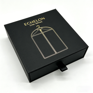 Boîte d'emballage en papier kraft personnalisée à tiroir coulissant pour cintres en bois et présentoirs d'organisation <span class=keywords><strong>de</strong></span> penderie - Product Image 1