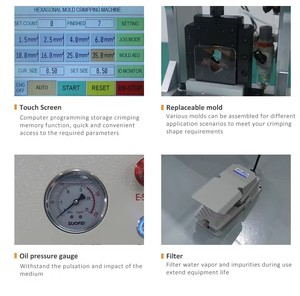 Máquina de Prensado Hidráulica de Terminales de Alta Eficiencia de 6T con Memoria de Datos Prealmacénada y Operación de un Solo Botón - Product Image 6