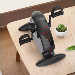 Mini bicicleta estática antiespasmódica para ancianos, ejercitador de pedal eléctrico de terapia física con velocidad y dirección ajustables - Product Image 2