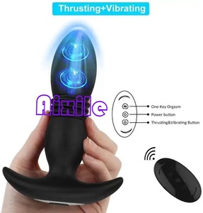 Massaggiatore Prostatico con 15 Modalità di Vibrazione e Spinta, Vibratore per Adulti, Giocattolo Sessuale, Plug Anale con Telecomando, Vibratore Punto G - Product Image 3