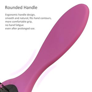 <span class=keywords><strong>Cepillo</strong></span> Profesional Personalizado con Logo para Desenredar el Cabello, con Cerdas de Nylon, para Cabello <span class=keywords><strong>Rizado</strong></span>, Rosa y Morado, para Salón, Uso en Seco y Húmedo - Product Image 3