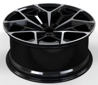 عجلات JWYC مقاس 17-23 بوصة 5x100 5x112 5x120 مصنوعة من سبيكة 6061-T6 بتصميم سباقات مقعر عميق تناسب سوبارو BRZ وتويوتا GR86