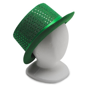 Sequin Irish Cowboy Fedora Chapeaux Chapeaux de fête de vacances Chapeaux de haute qualité Sequin Jazz Top Hats - Product Image 4