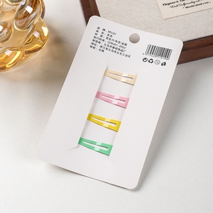 4件套混色甜美多彩的bb夹，适合小女孩儿童侧刘海金属发夹 - Product Image 4